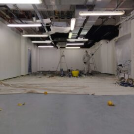 A1 Group - Ceiling spray painting